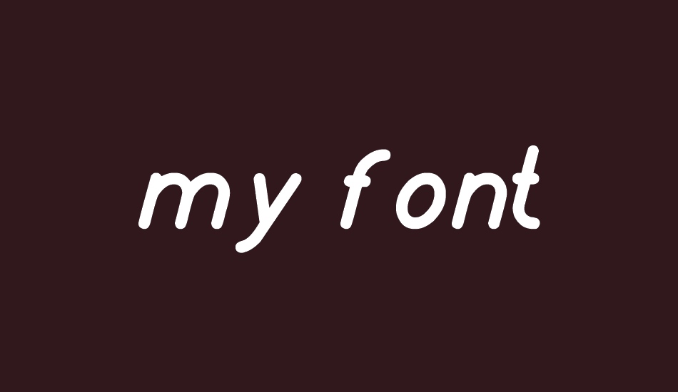 my font font big