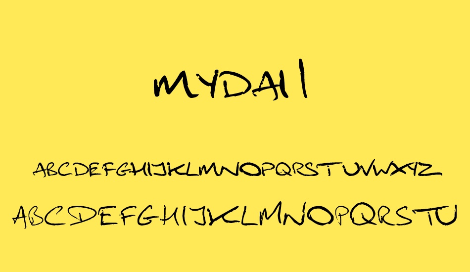 mydai1 font