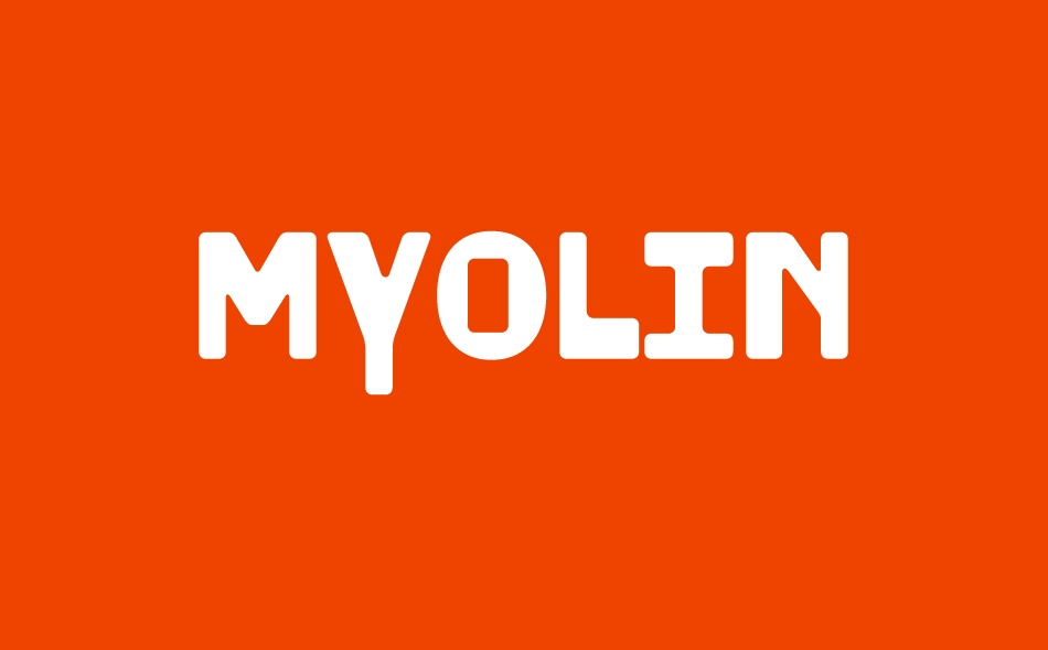 Myolin font big