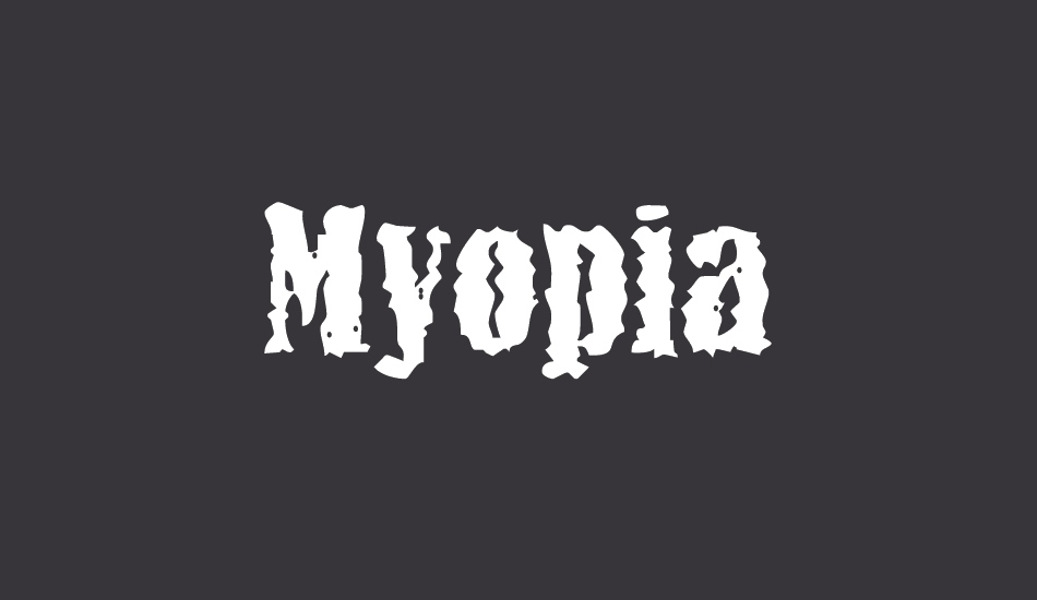 Myopia font big