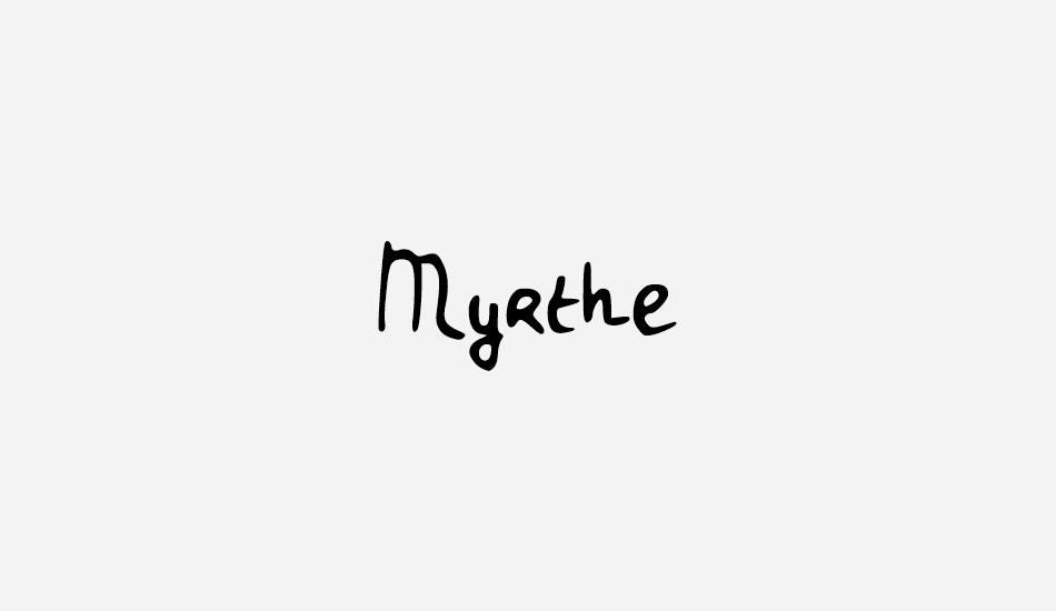 Myrthe font big