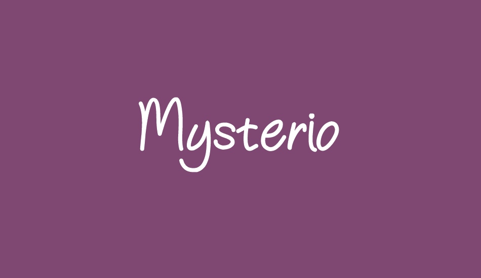 Mysterio font big