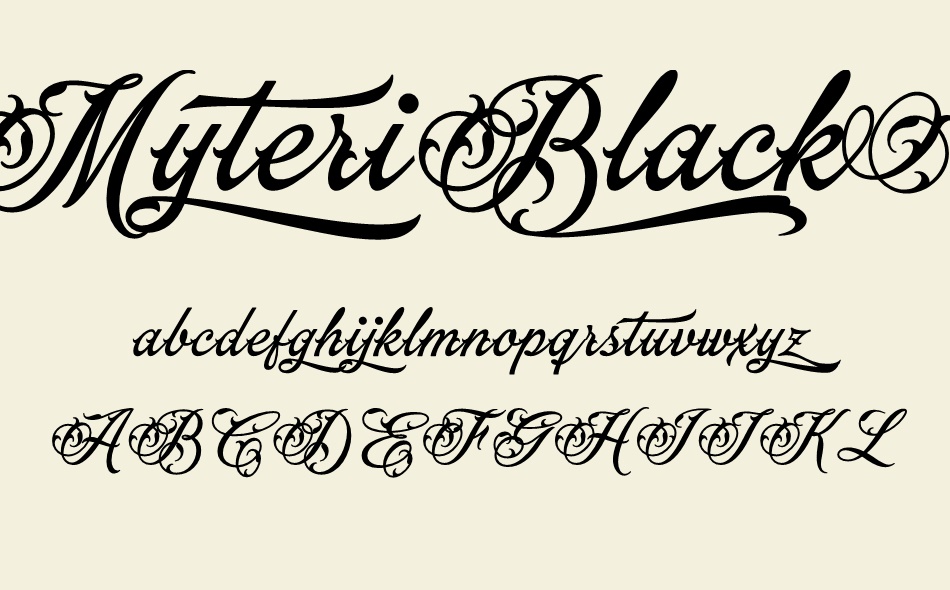 Myteri font