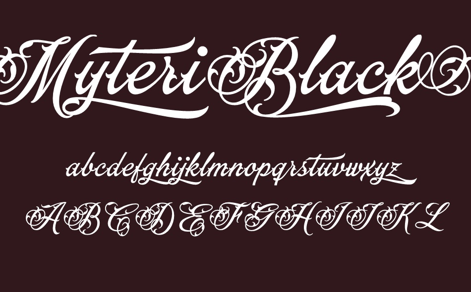 Myteri font