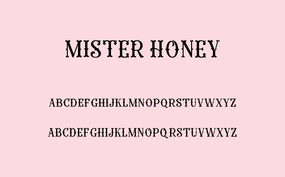 Mister Honey font