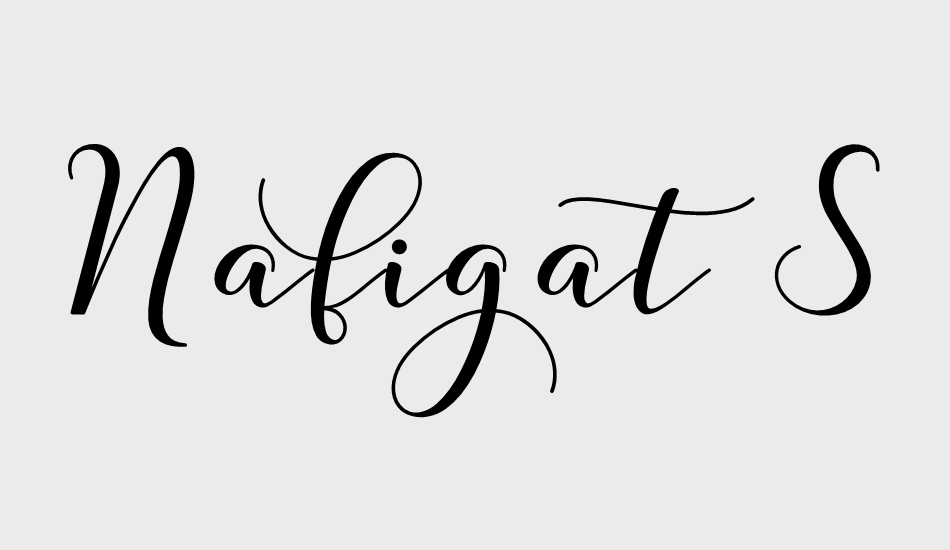 Nafigat Script font big