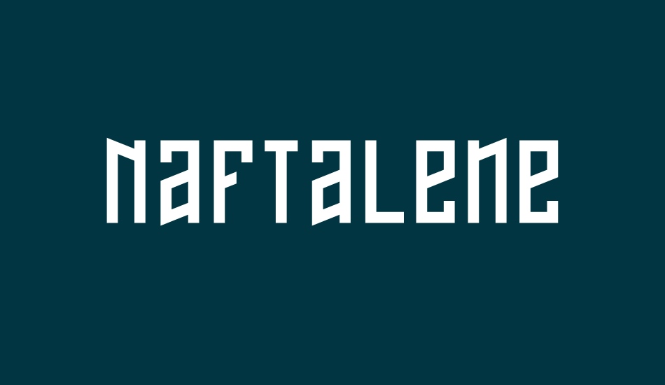 Naftalene font big