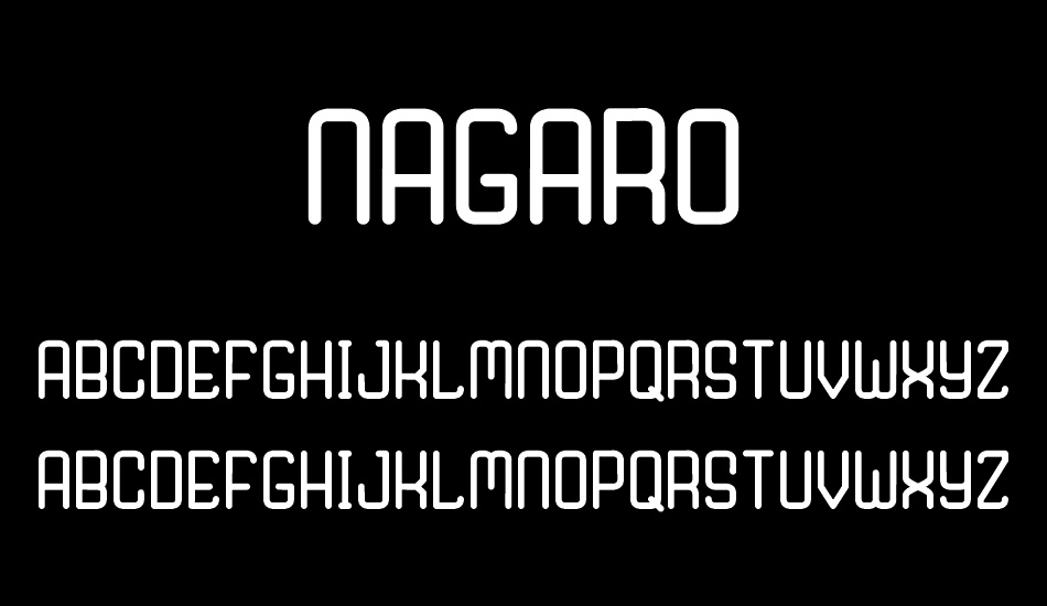 Nagaro font