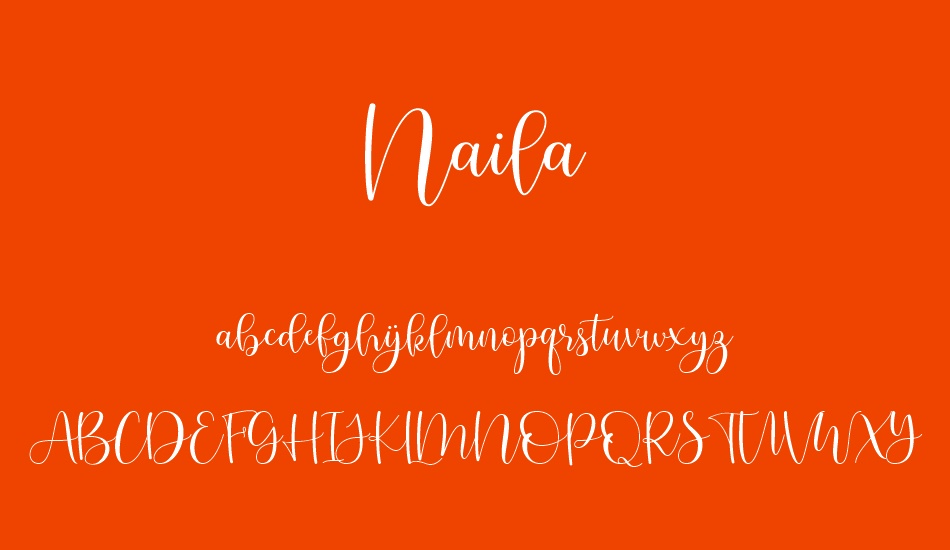 Naila font