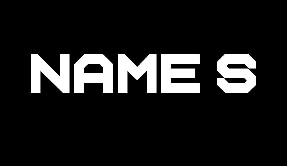 Name Smile font big