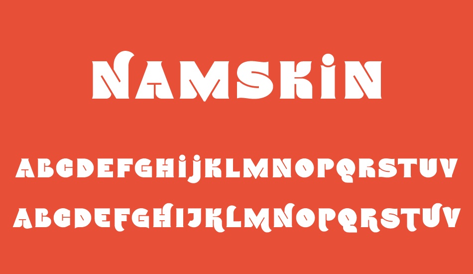 Namskin font