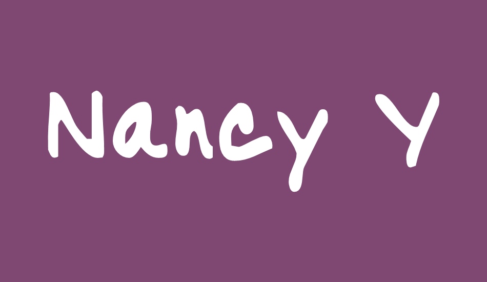 Nancy YOFF font big