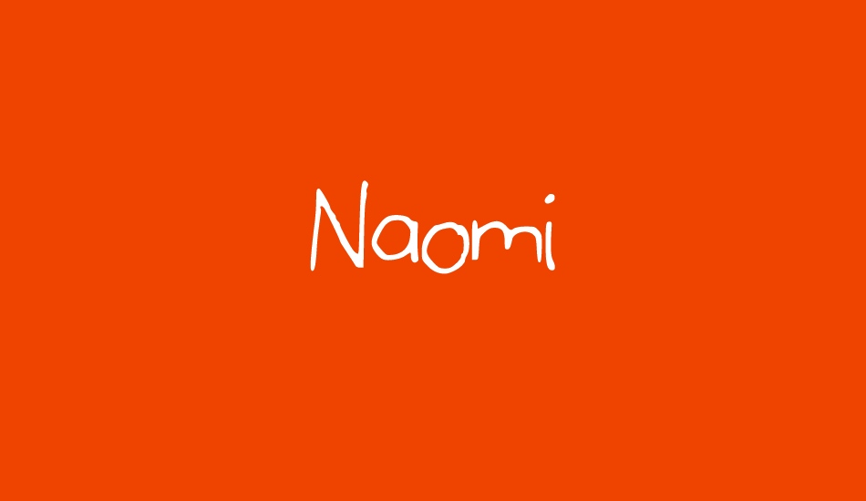 Naomi font big