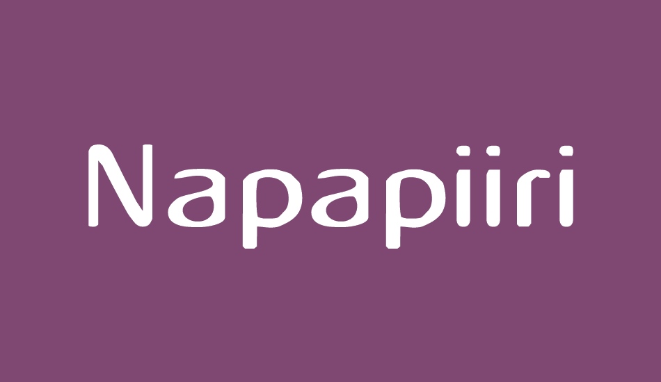 Napapiiri font big