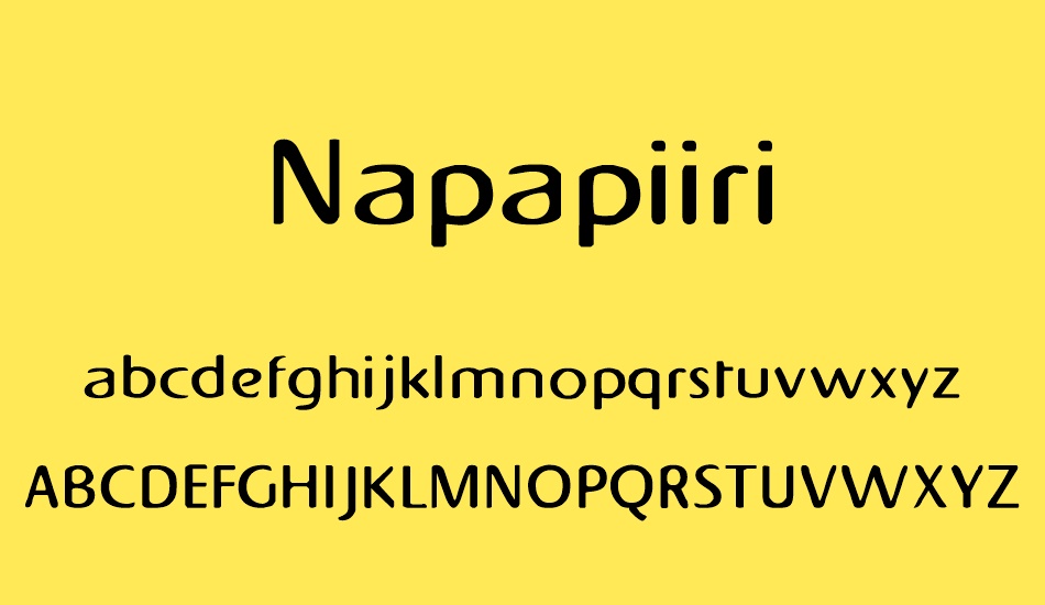 Napapiiri font