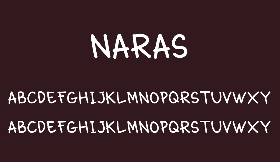 naras font