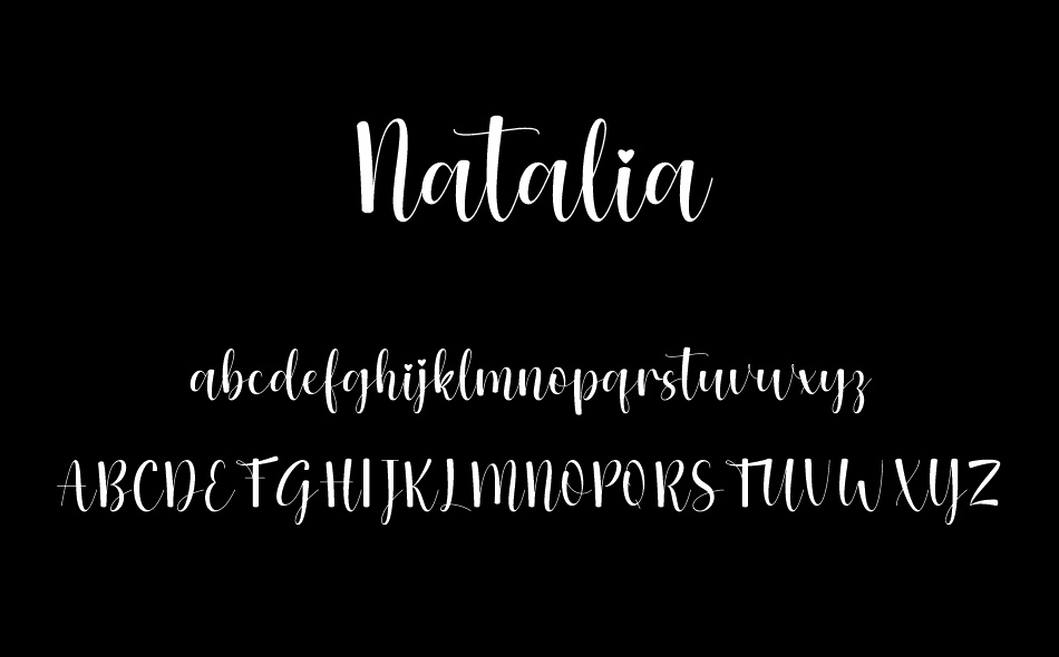 Natalia font