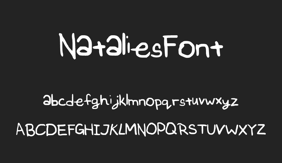 NataliesFont font