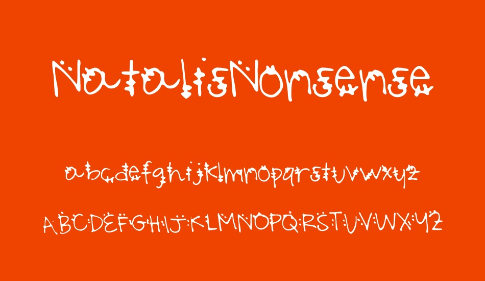 NatalisNonsense font