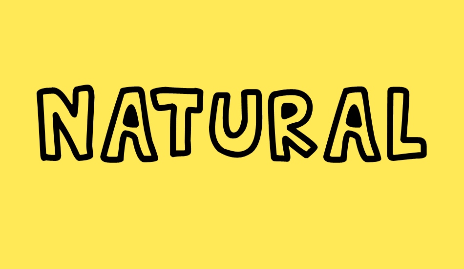 Natural Toons font big