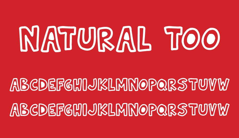 Natural Toons font