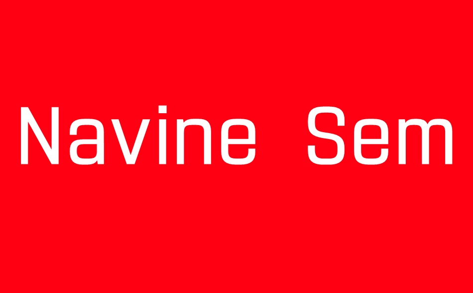 Navine font big