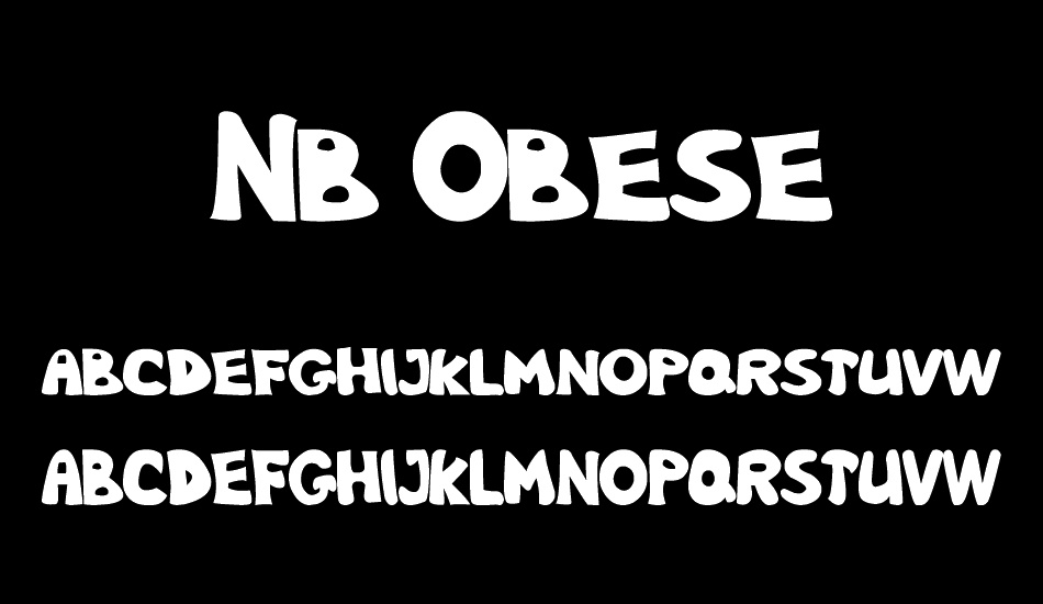 Nb Obese font