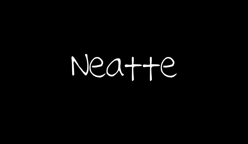 Neatte font big