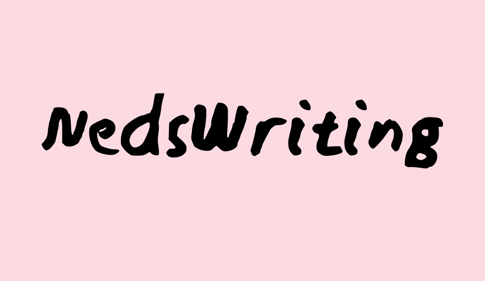 NedsWriting font big