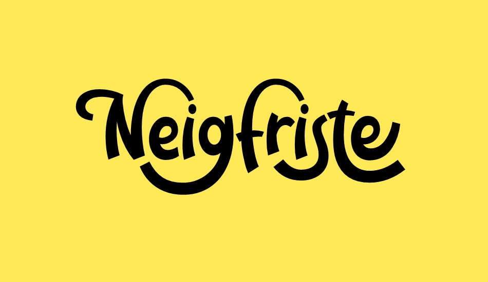 Neigfriste font big