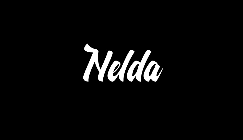 Nelda Free font big