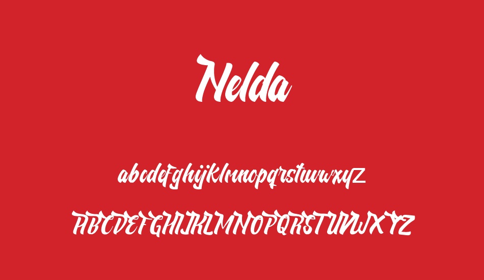 Nelda Free font