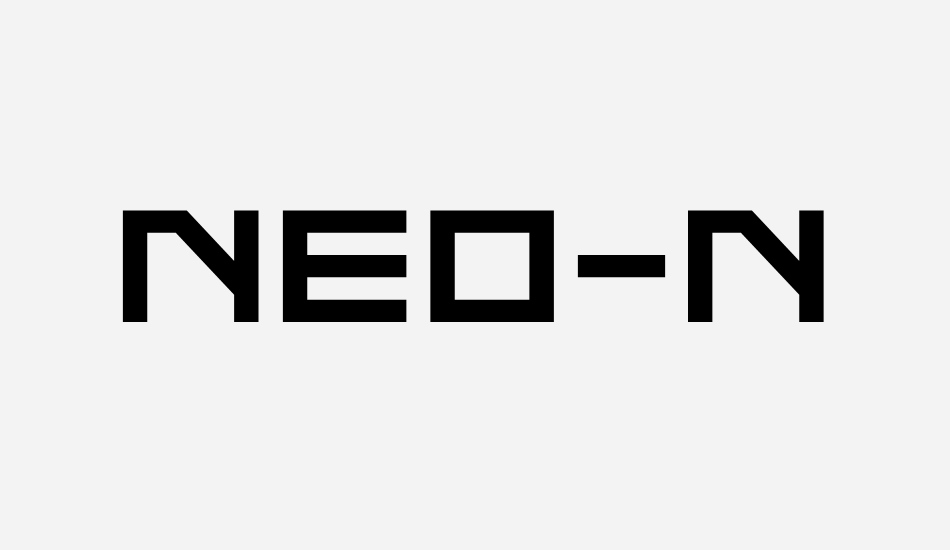 Neo-Navy font big