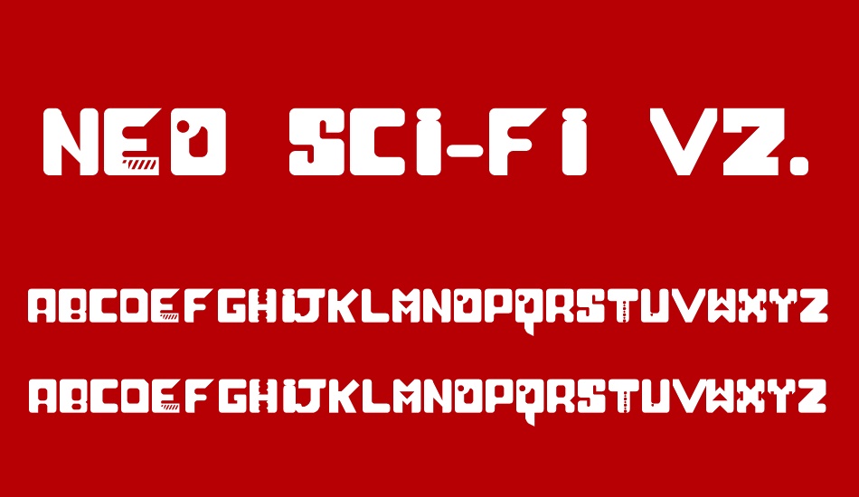 Neo Sci-Fi v2.0 font