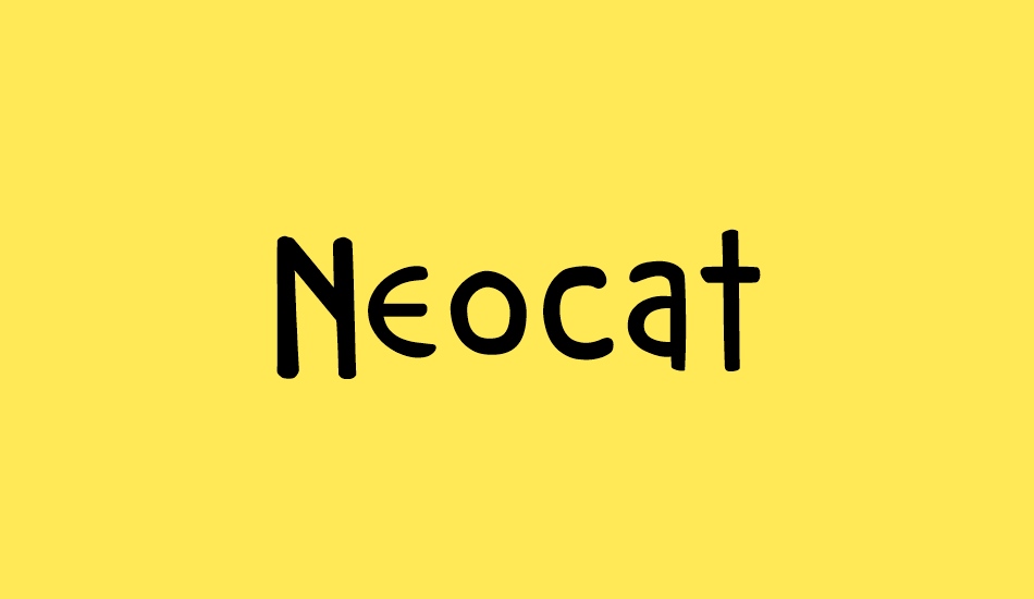 Neocat font big