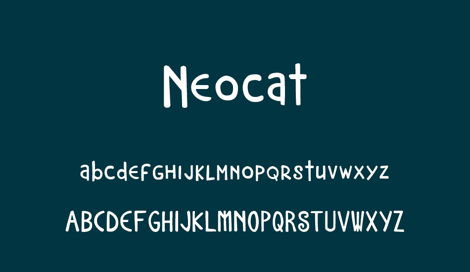 Neocat font