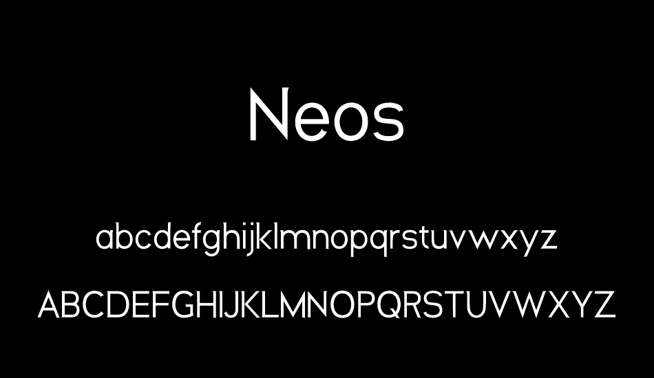 Neos font