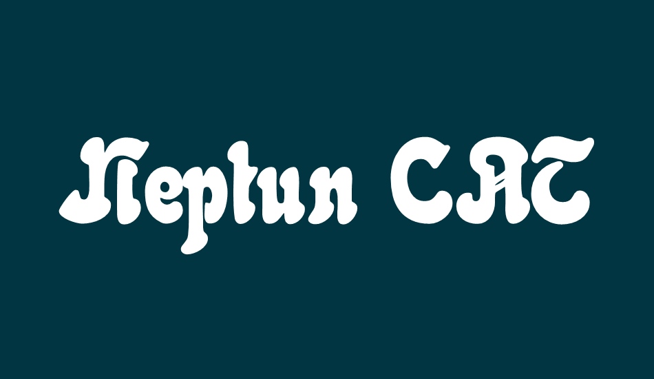 Neptun CAT font big