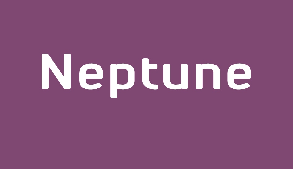 Neptune font big