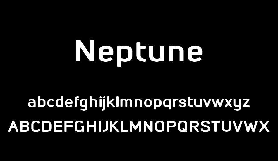 Neptune font