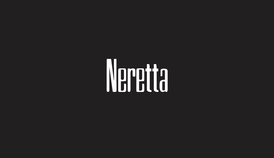 Neretta font big