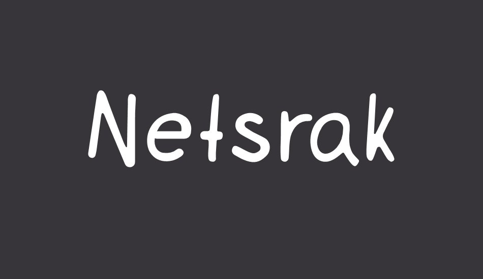 Netsrak font big