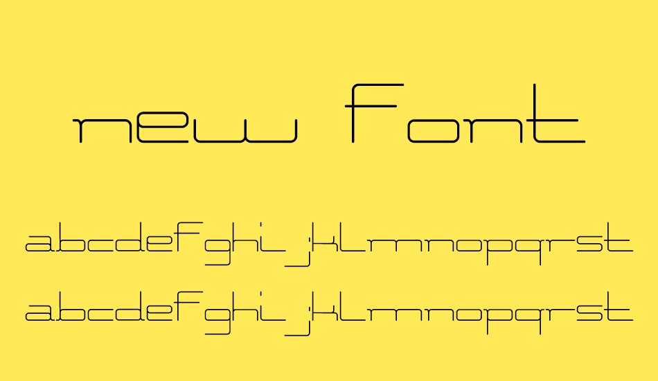 new Font font