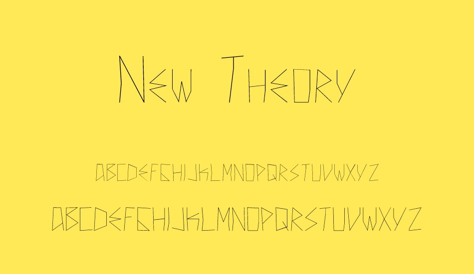 New Theory font