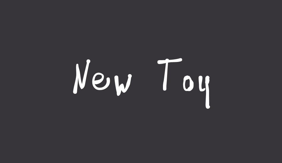 New Toy font big