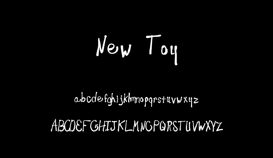 New Toy font