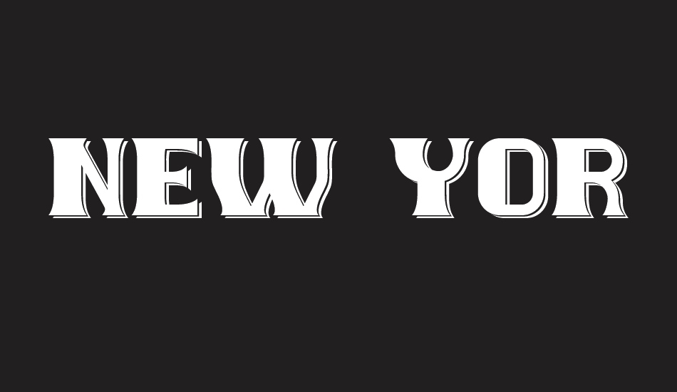 New Yorkers font big