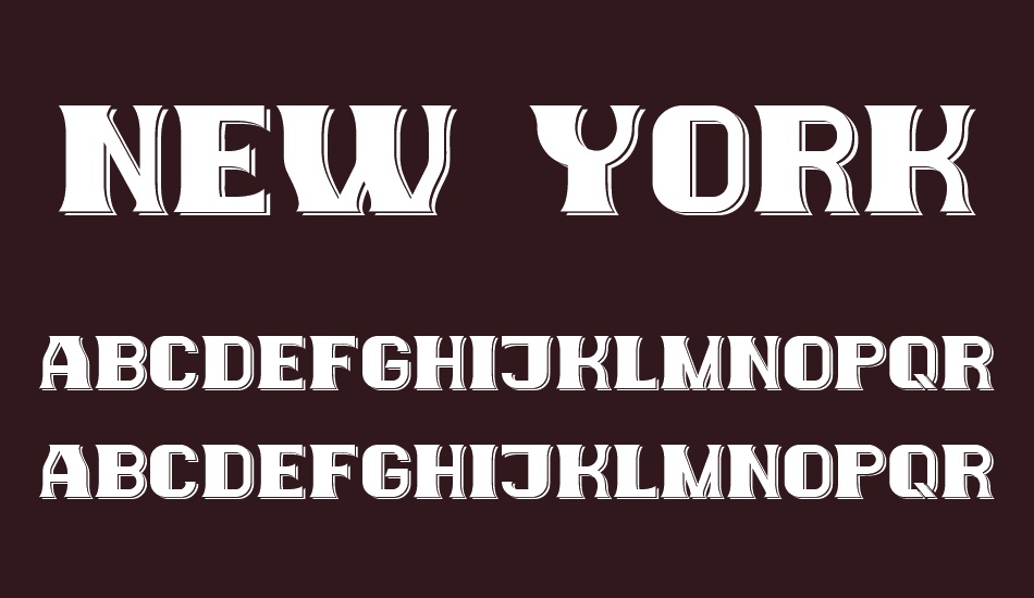 New Yorkers font