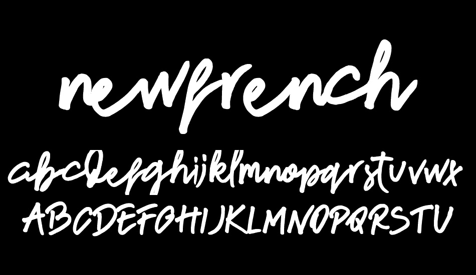 newfrench font