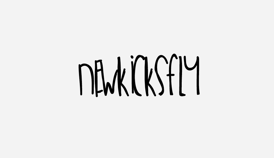 NewKicksFly font big